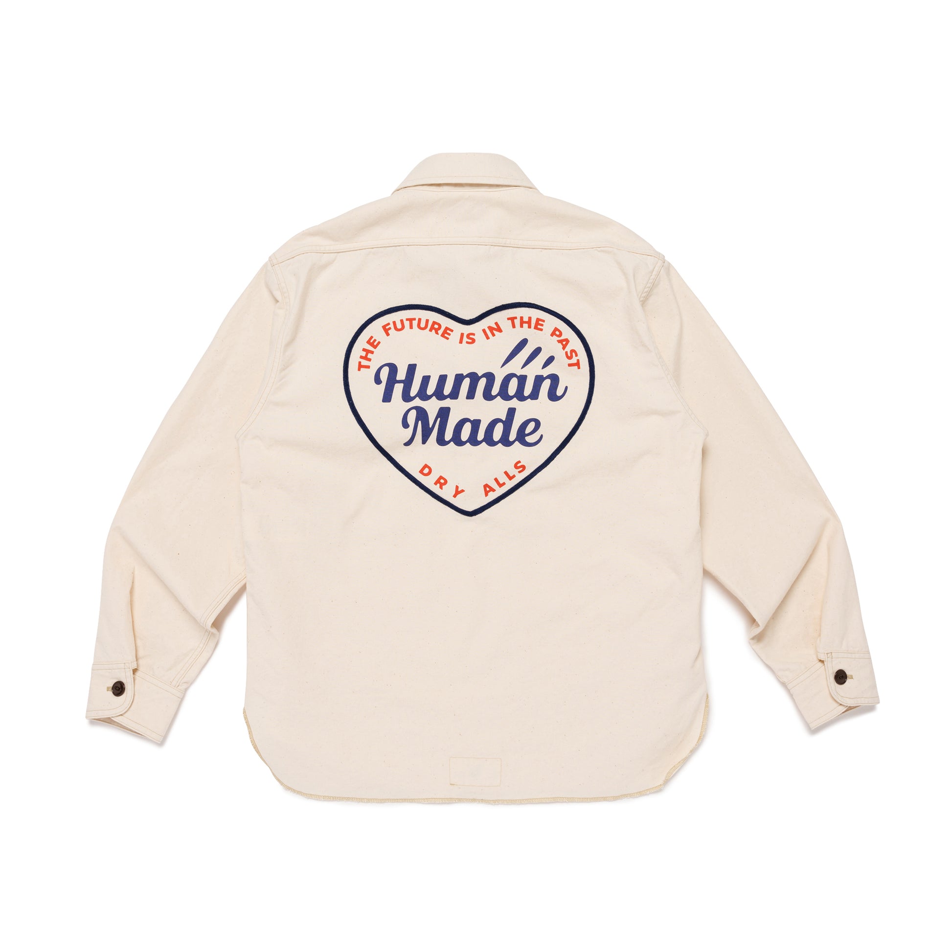 HUMAN MADE ZIP-UP WORK SHIRT 1-B