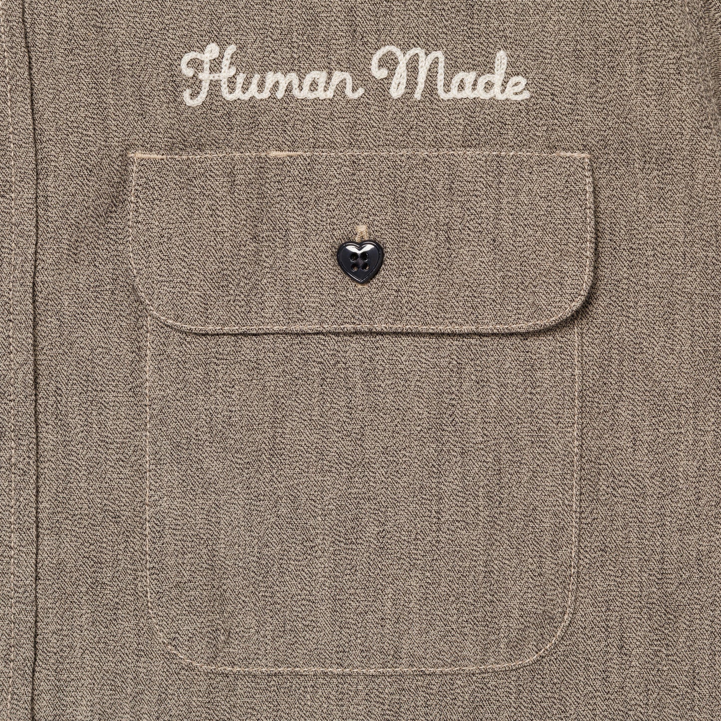 HUMAN MADE SALT & PEPPER WORK SHIRT GY-C