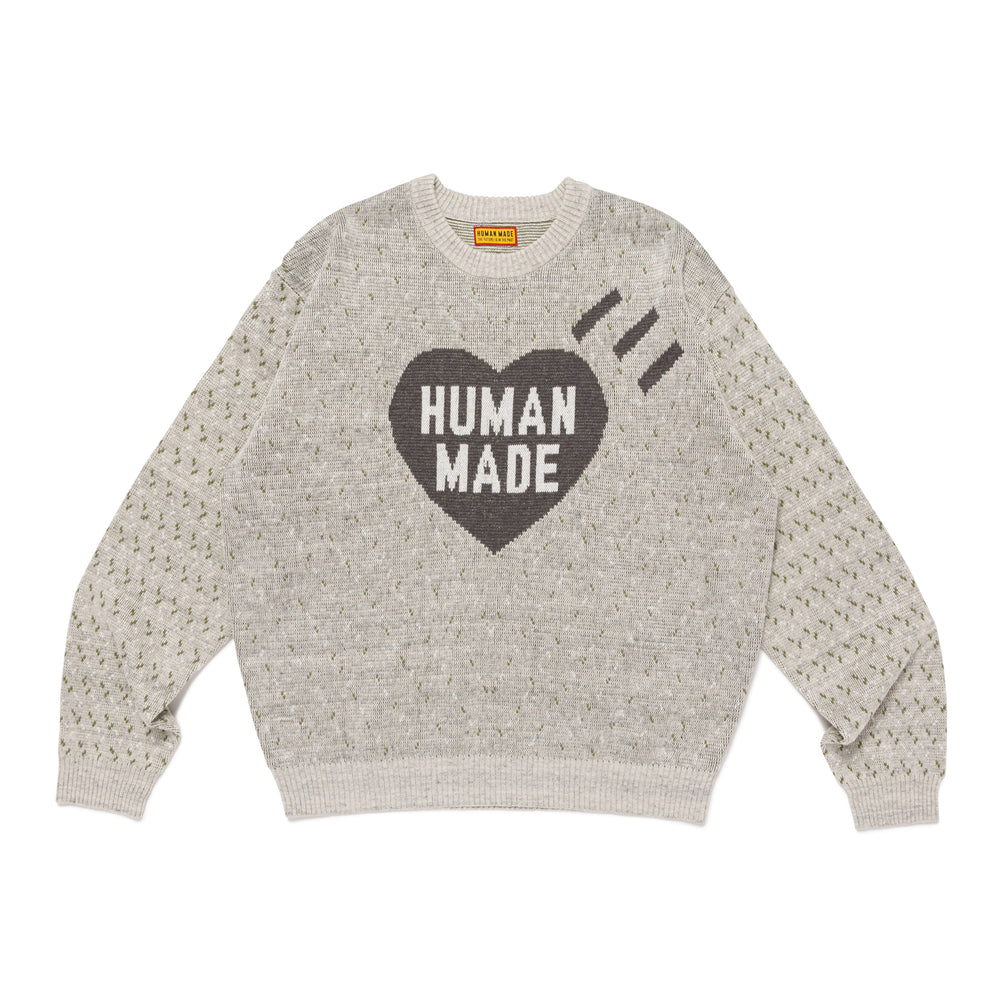 HUMAN MADE HEART KNIT SWEATER 2-A