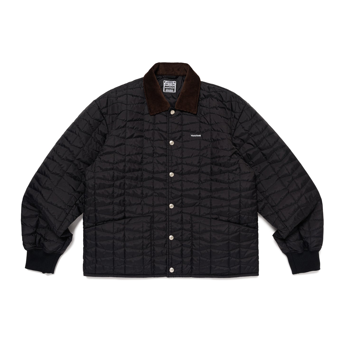 WASTED YOUTH QUILT PUFF JACKET 1-A