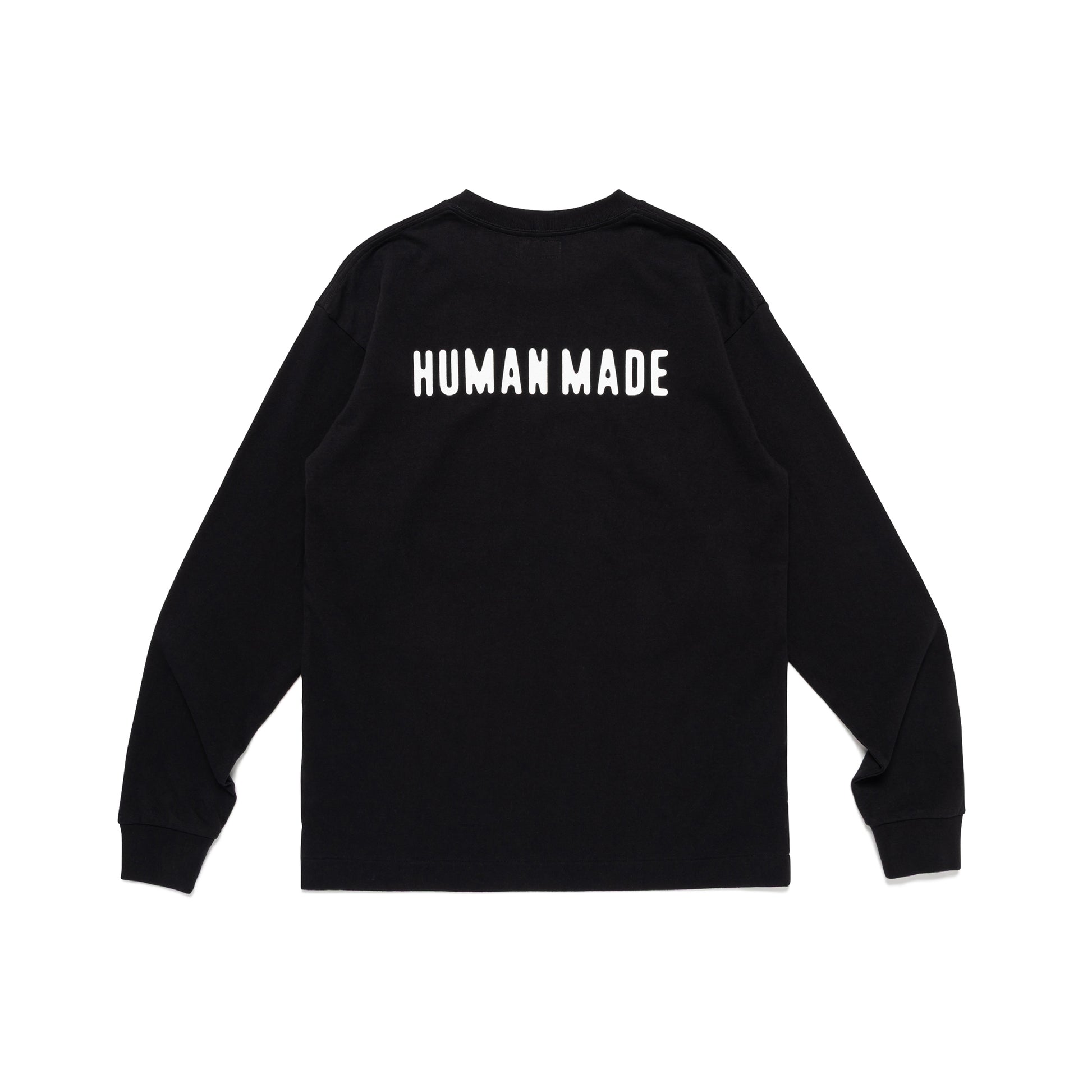 HUMAN MADE HEART BADGE LS T-SHIRT BK-B