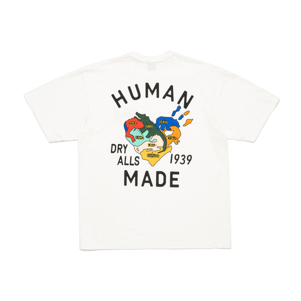 HUMAN MADE GRAPHIC T-SHIRT #3 WH-B