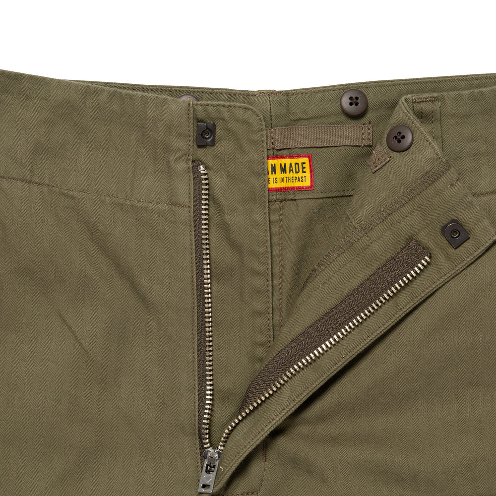 HUMAN MADE STRAIGHT CARGO PANTS OD-C