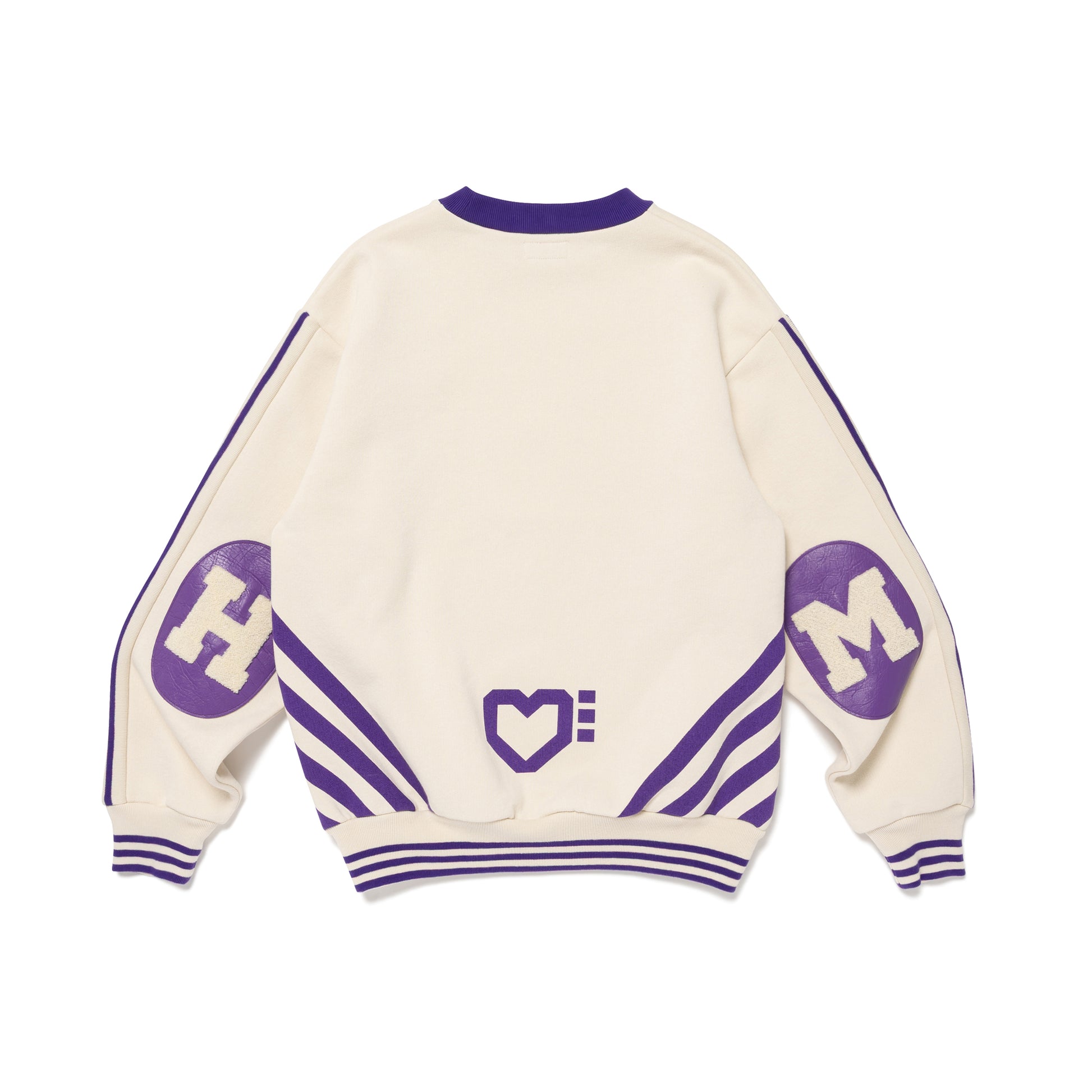 HUMAN MADE ELBOW PATCH SWEATSHIRT WH-B