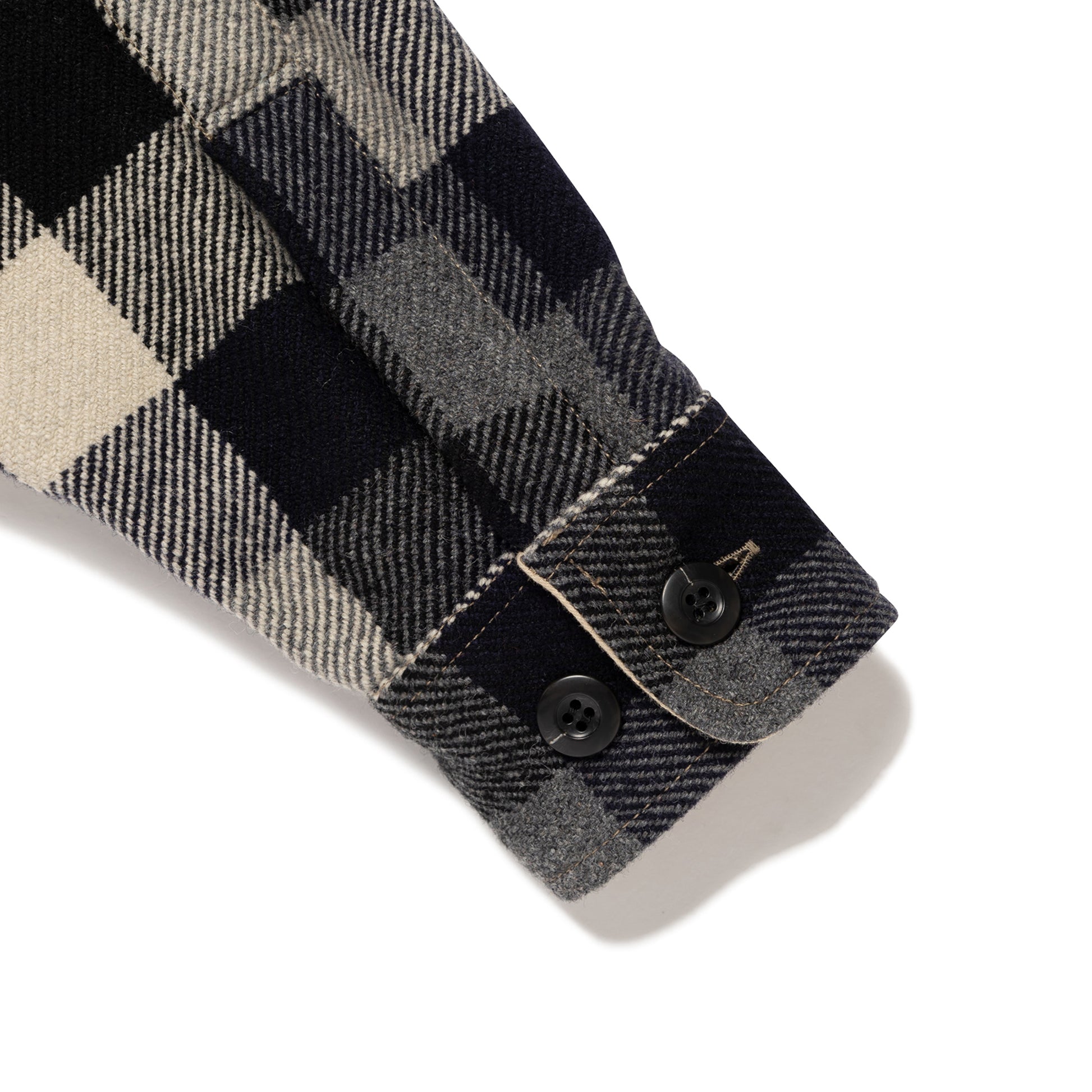 HUMAN MADE WOOL CHECK SHIRT JACKET BK-E