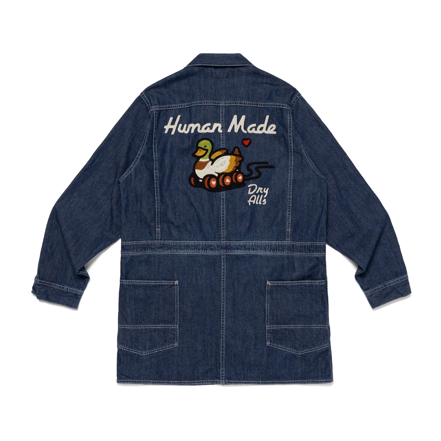 HUMAN MADE DENIM HALF COATIN-A