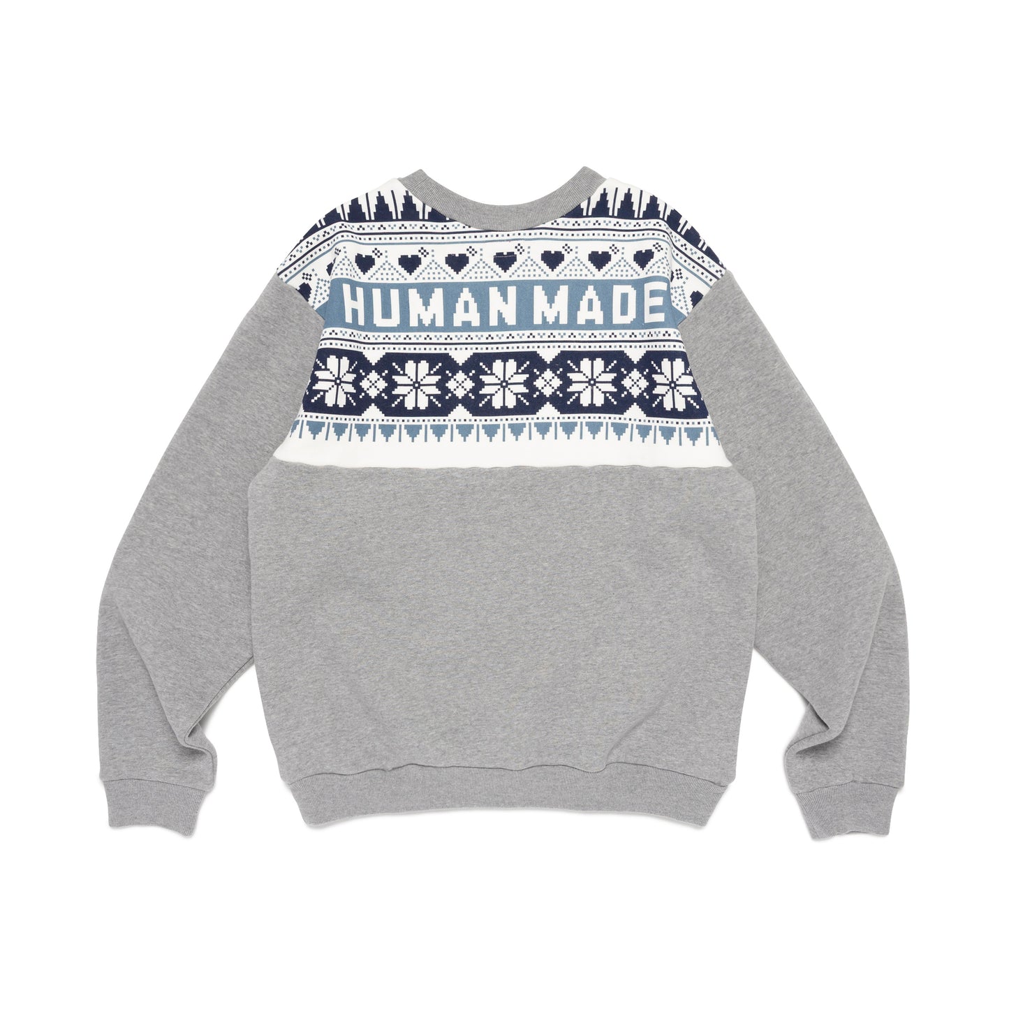 HUMAN MADE SNOWFLAKES SWEATSHIRT GY-B