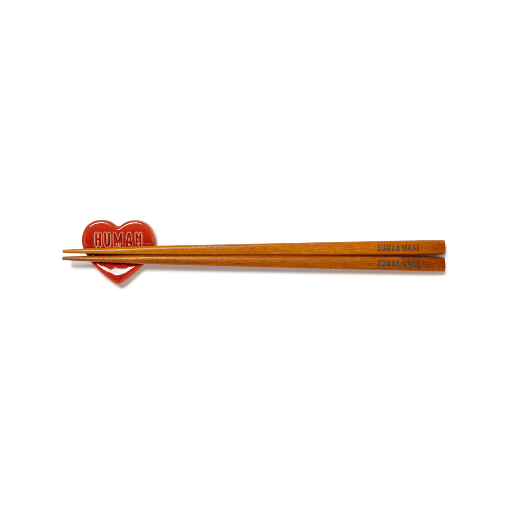 HUMAN MADE HEART CHOPSTICK REST SET(2P) RD-C