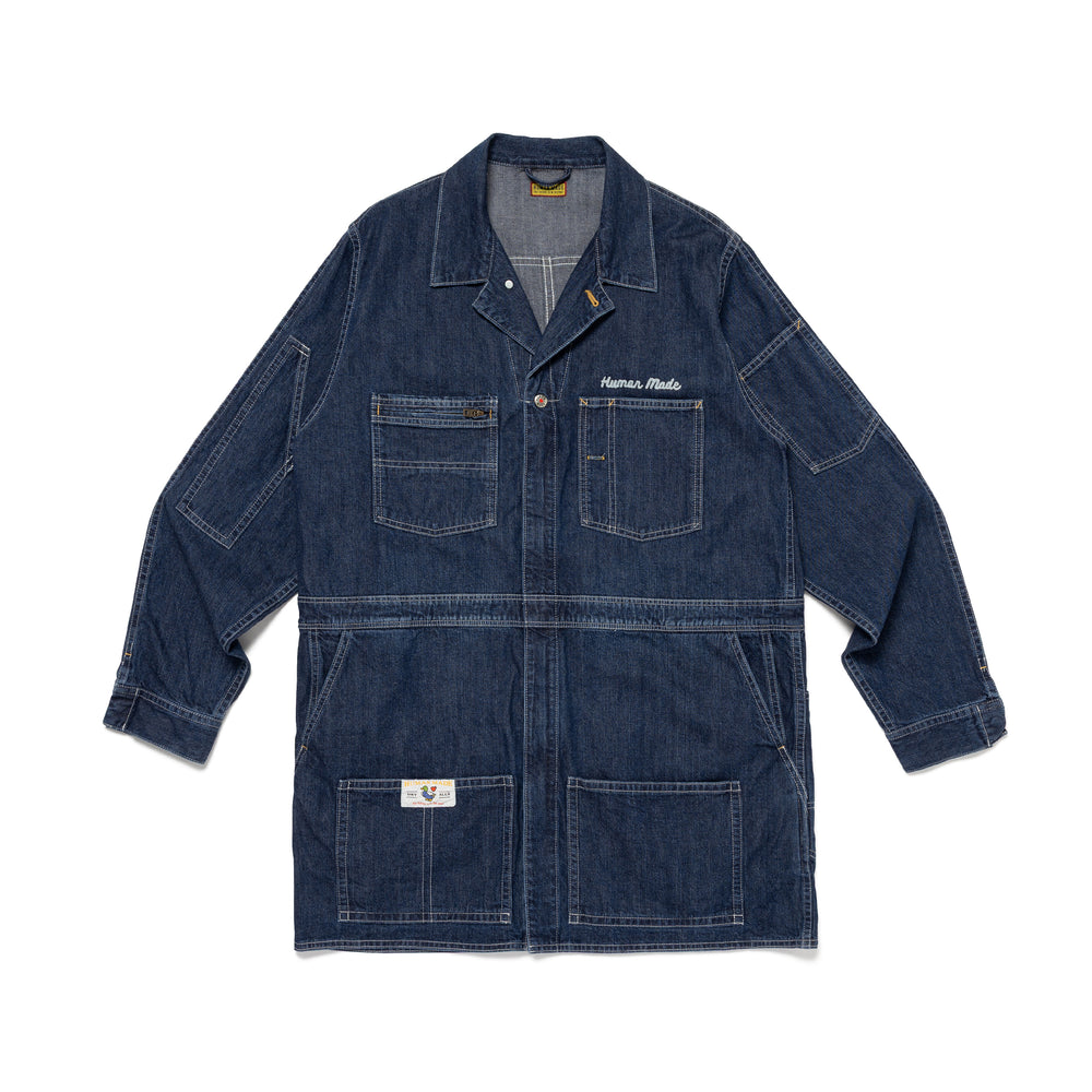 HUMAN MADE DENIM HALF COATIN