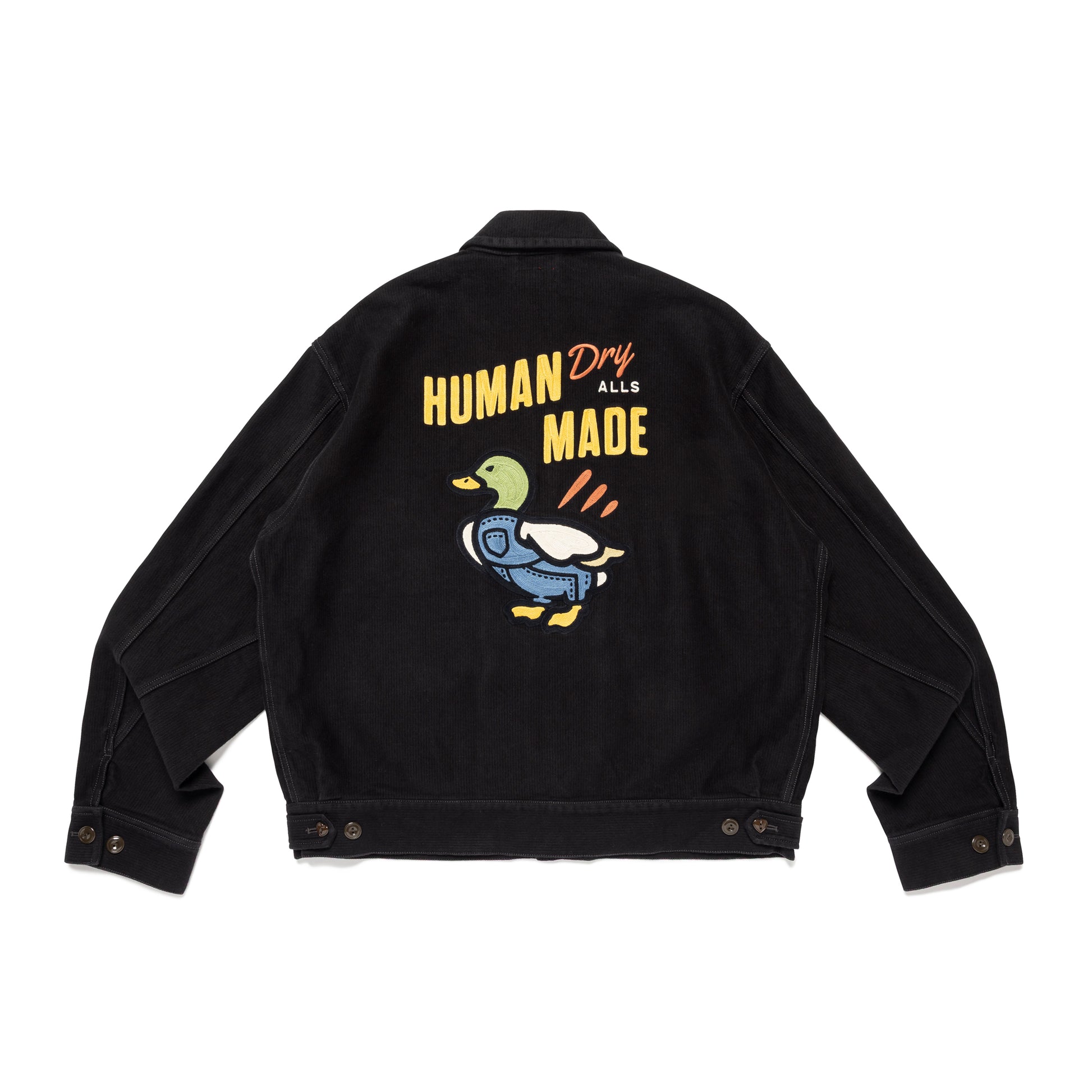 HUMAN MADE ZIP-UP WORK JACKET BK-B