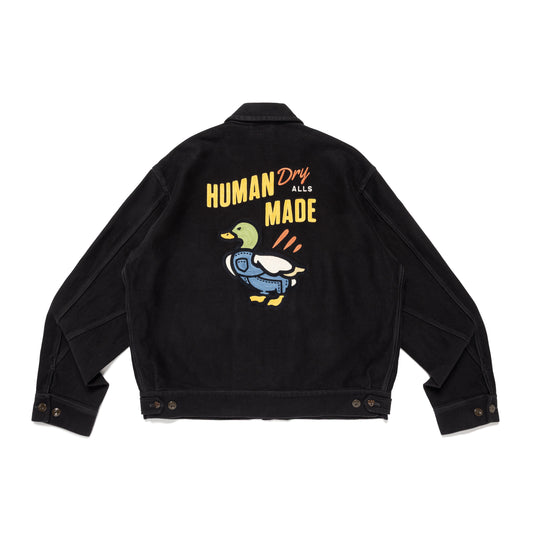 HUMAN MADE ZIP-UP WORK JACKET BK-B
