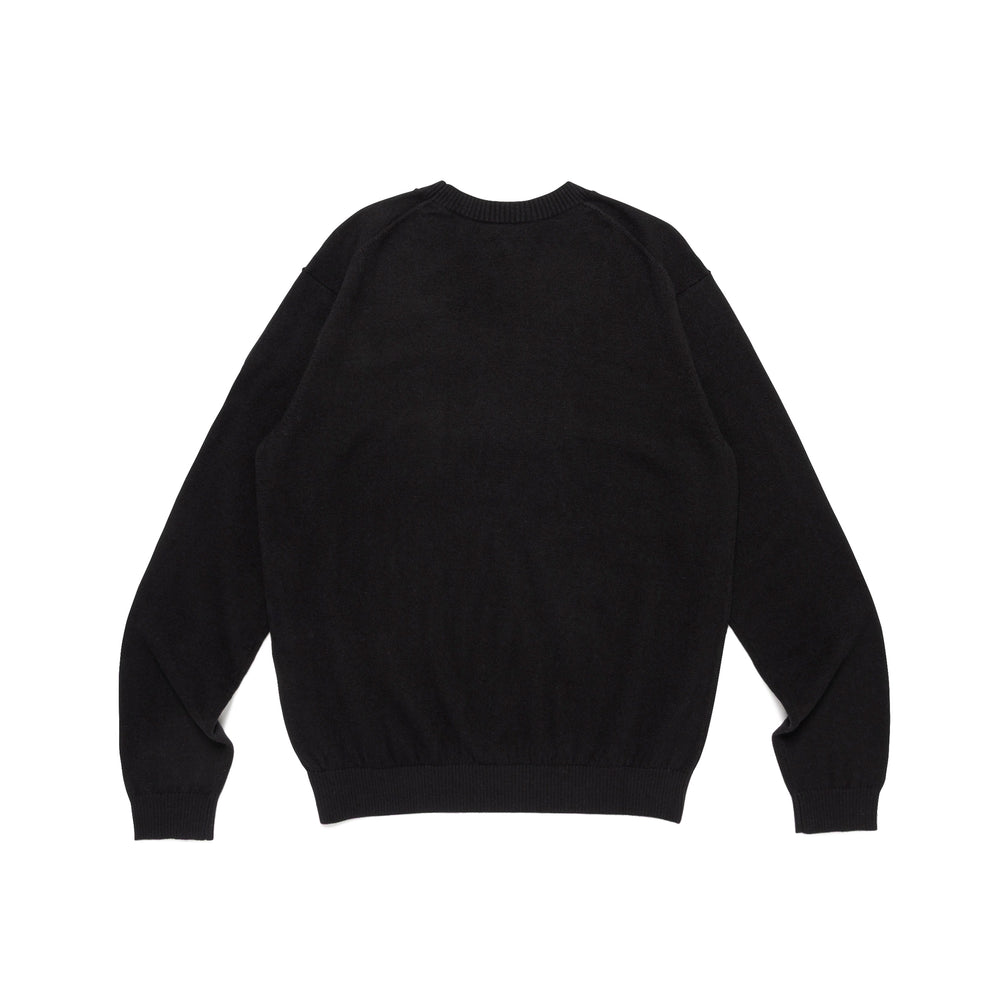 HUMAN MADE HEART BADGE KNIT SWEATER BK-B