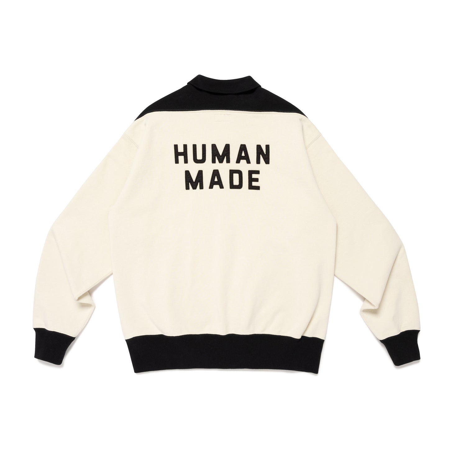 HUMAN MADE ZIP-UP SWEATSHIRT WH-B