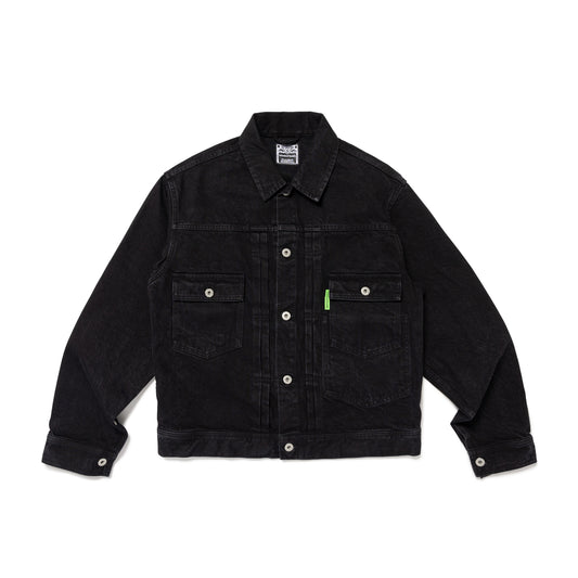 WASTED YOUTH BLACK DENIM JACKET BK-1