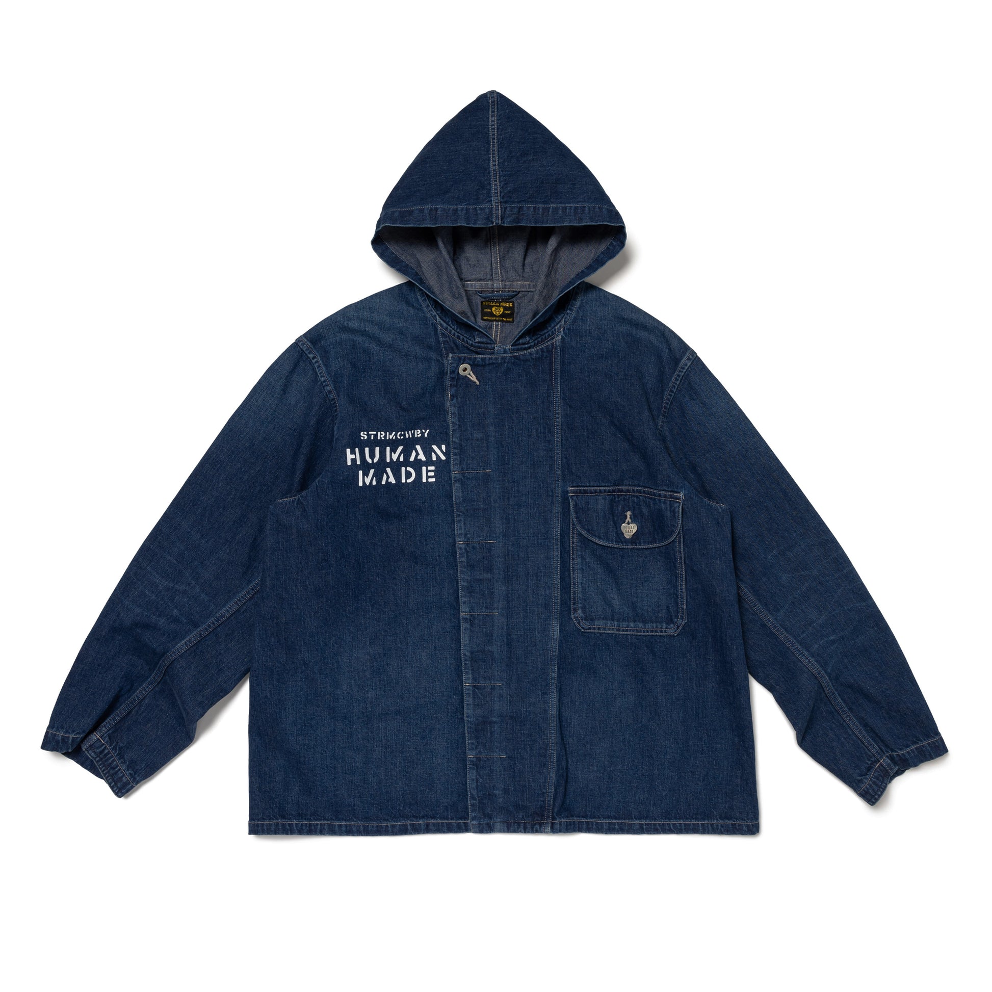 HUMAN MADE DENIM HOODED JACKET ID-A