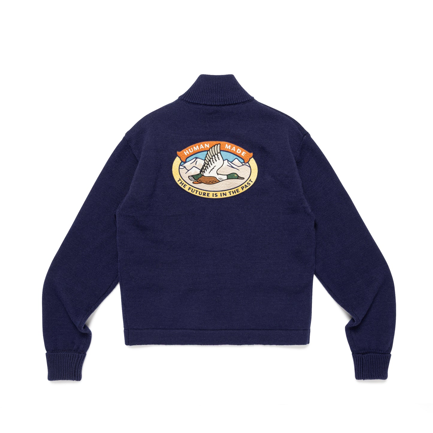 HUMAN MADE  ZIP-UP KNIT CARDIGAN NY-B