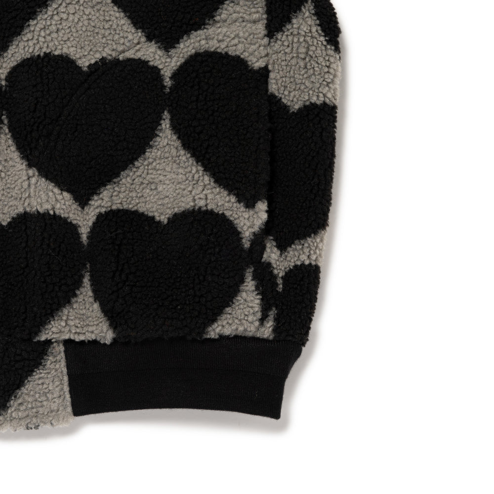 HUMAN MADE HEART FLEECE JACKET BK-D