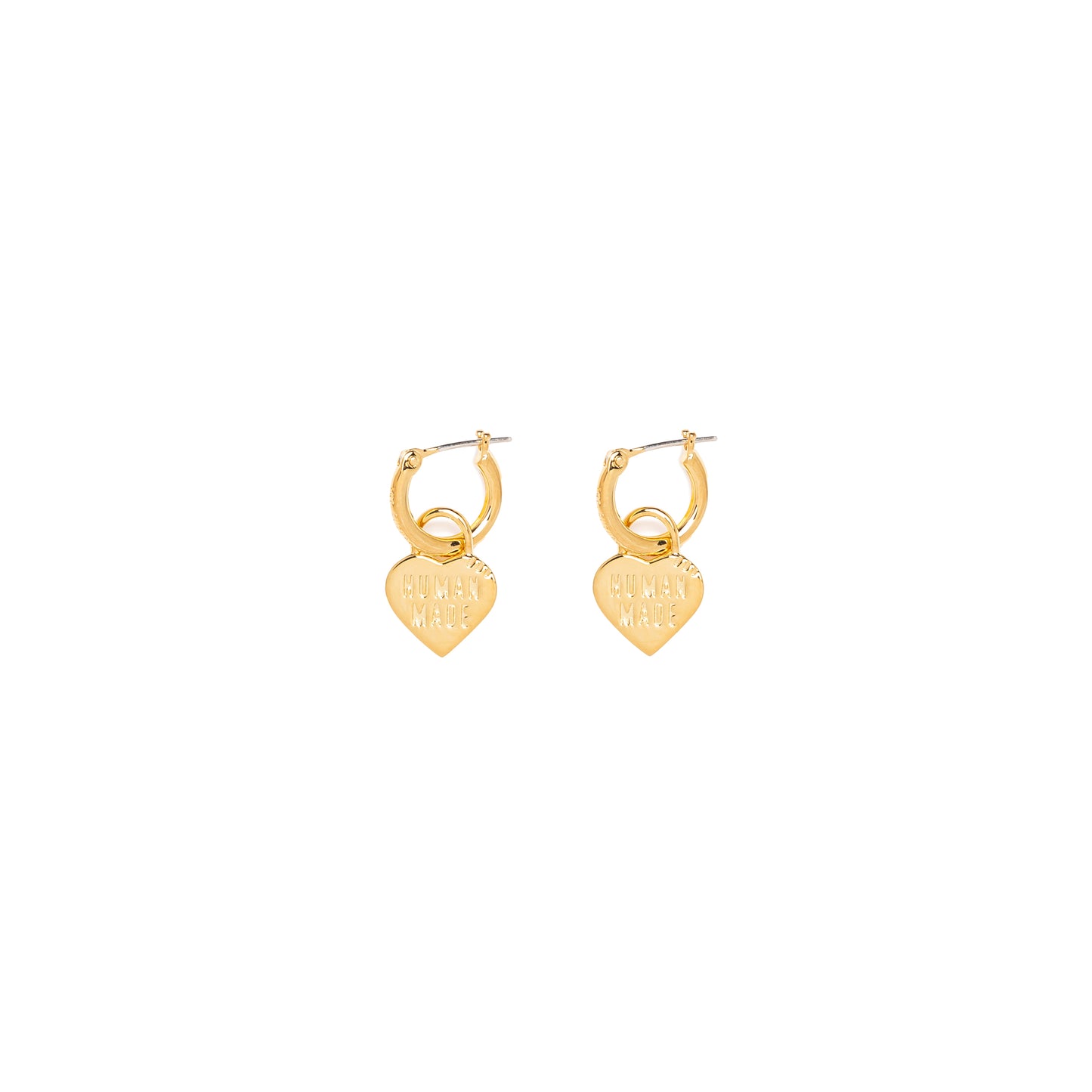 HUMAN MADE HEART SILVER EARRINGS GD-B