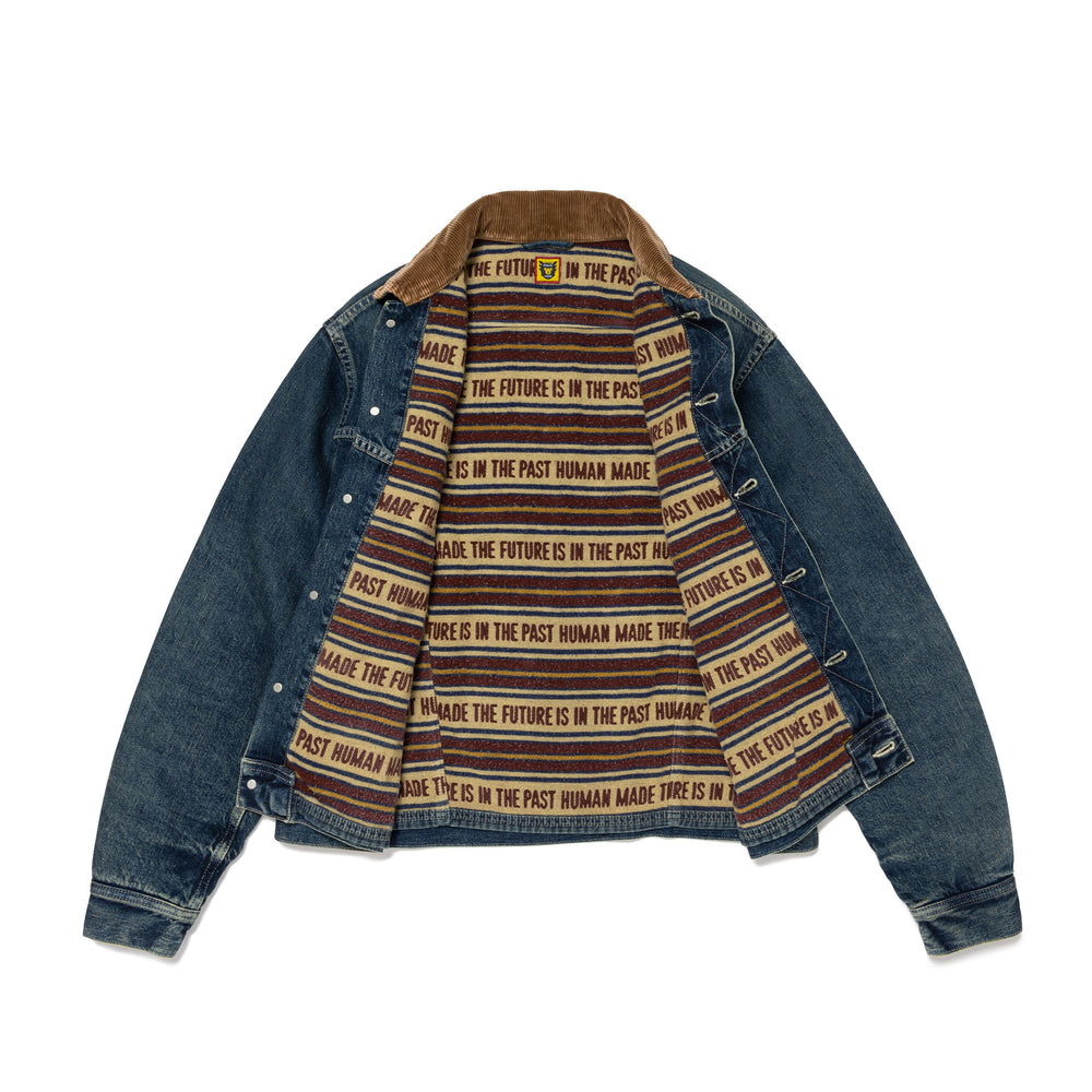 HUMAN MADE BLANKET LINED DENIM WORK JACKET ID-C