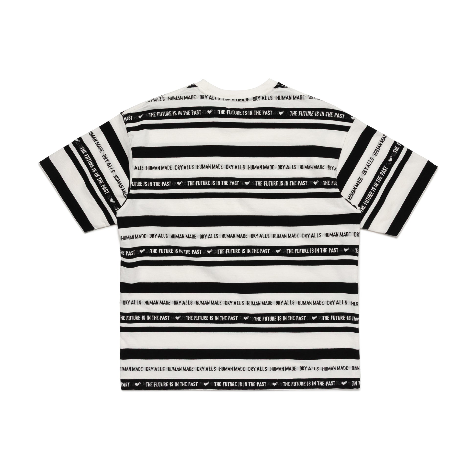 HUMAN MADE STRIPED T-SHIRT WH-B
