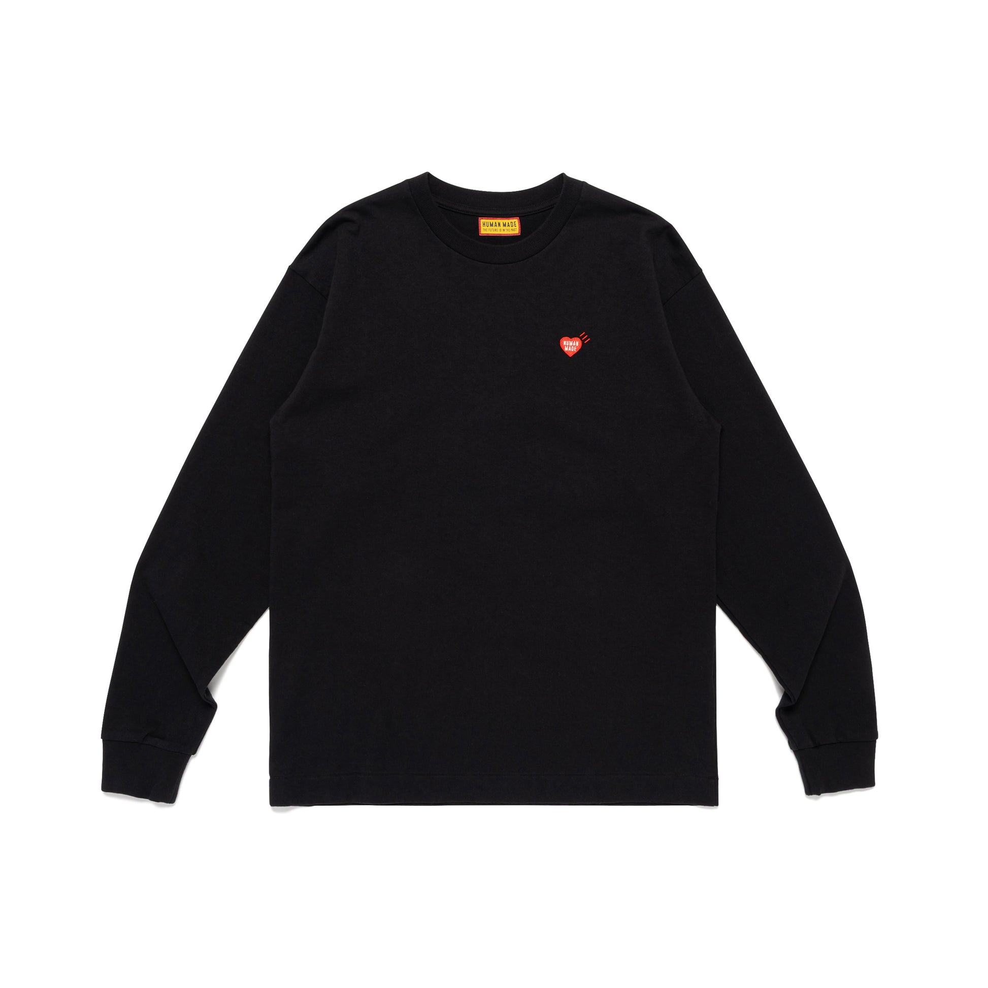 HUMAN MADE HEART BADGE LS T-SHIRT BK-A