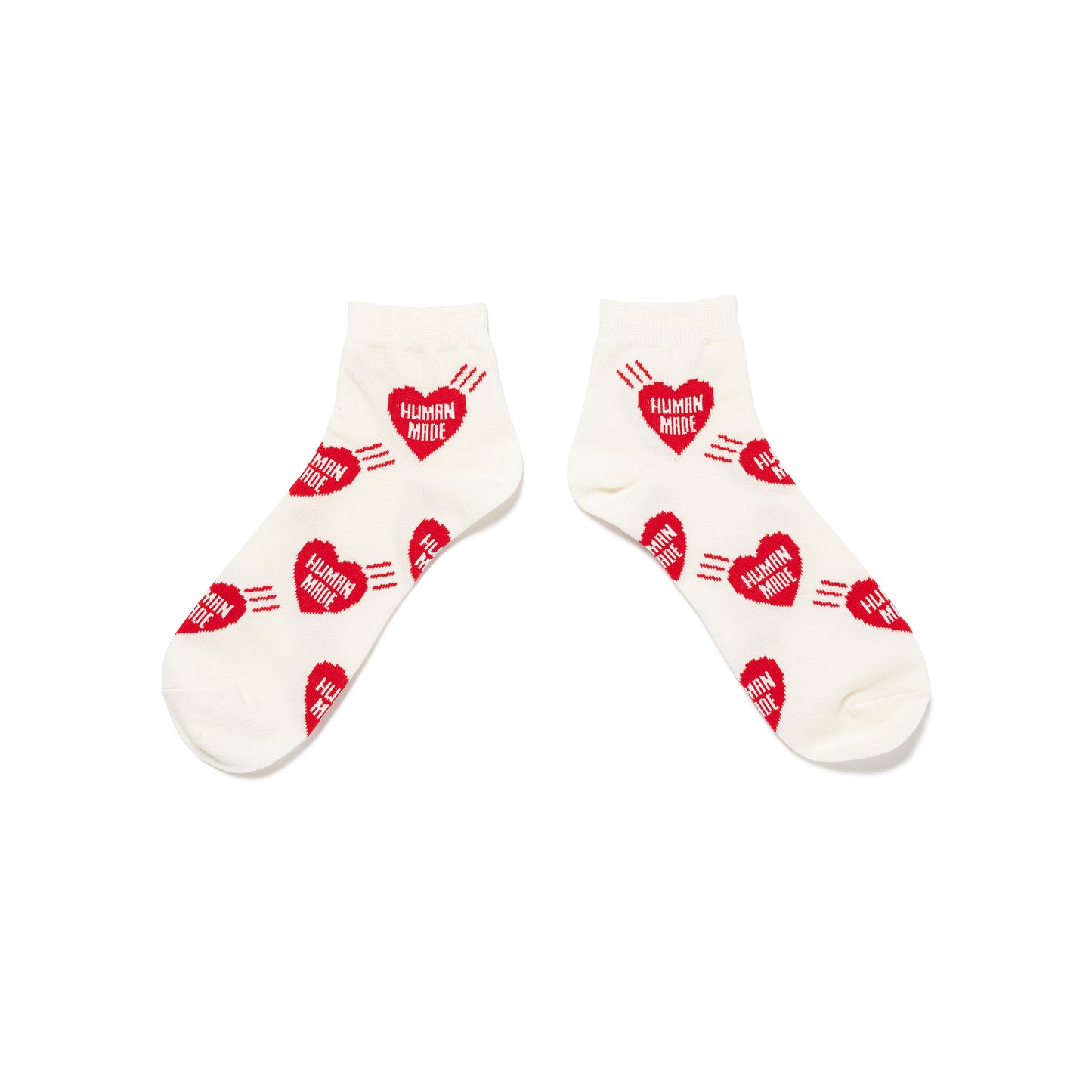 HUMAN MADE HEART SHORT SOCKSWH-B