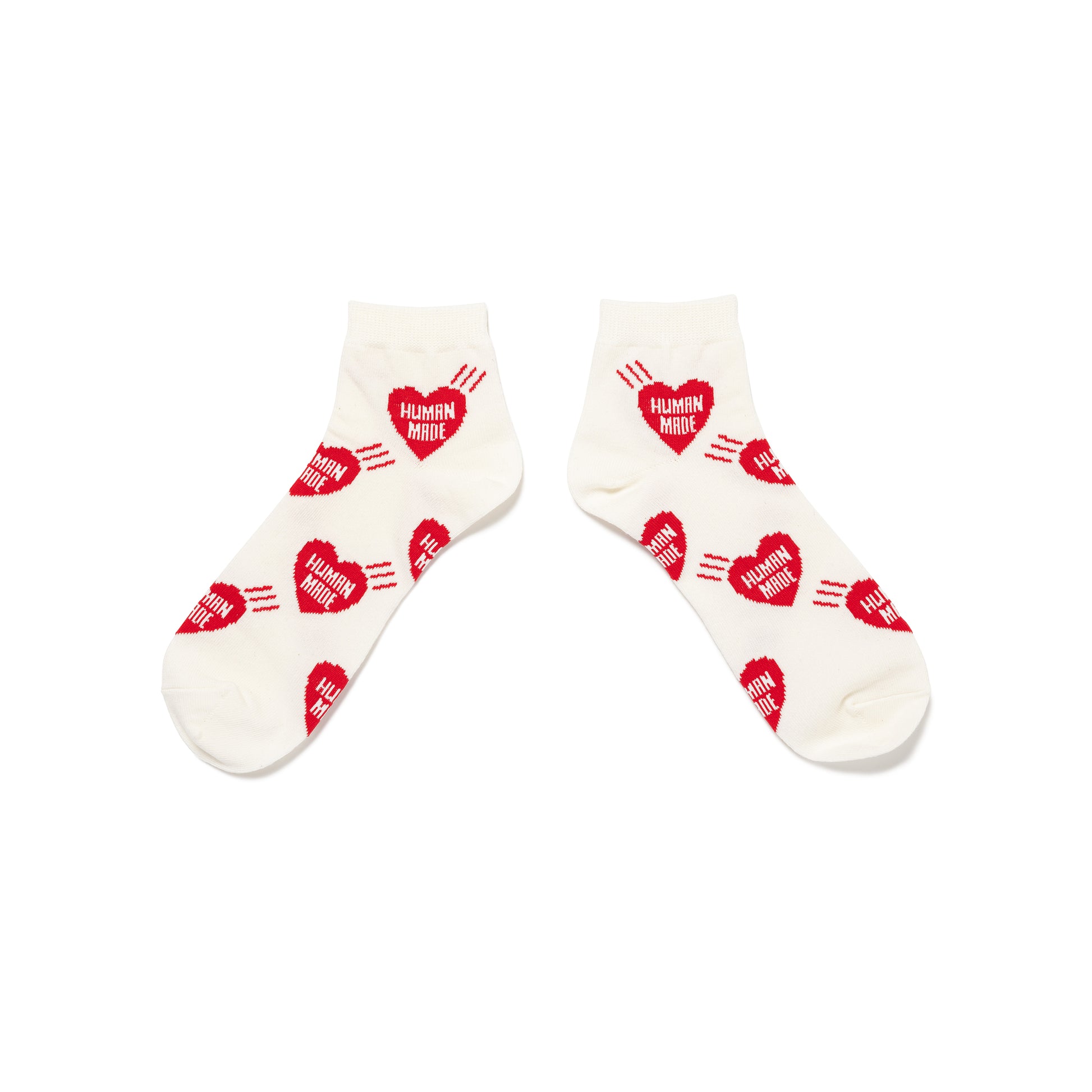 HUMAN MADE HEART SHORT SOCKSWH-B