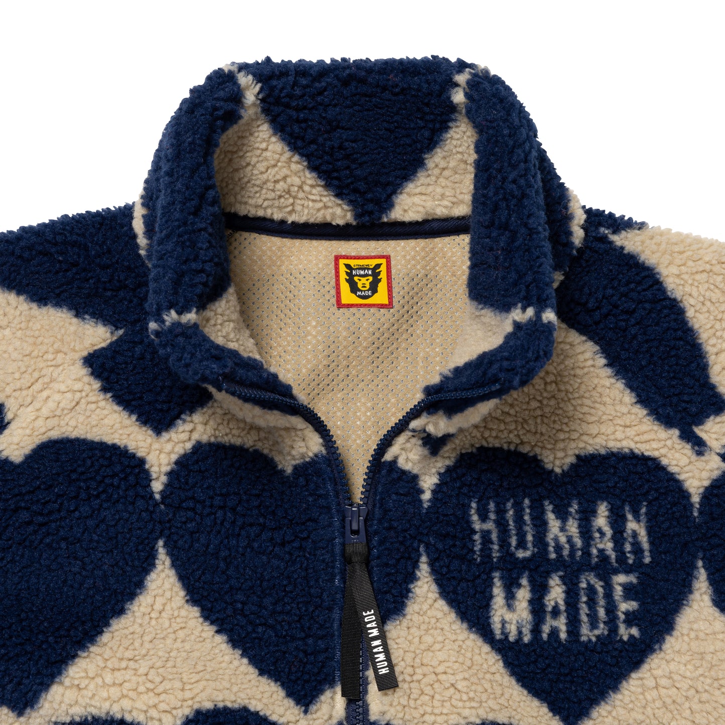 HUMAN MADE HEART FLEECE JACKET BL-C