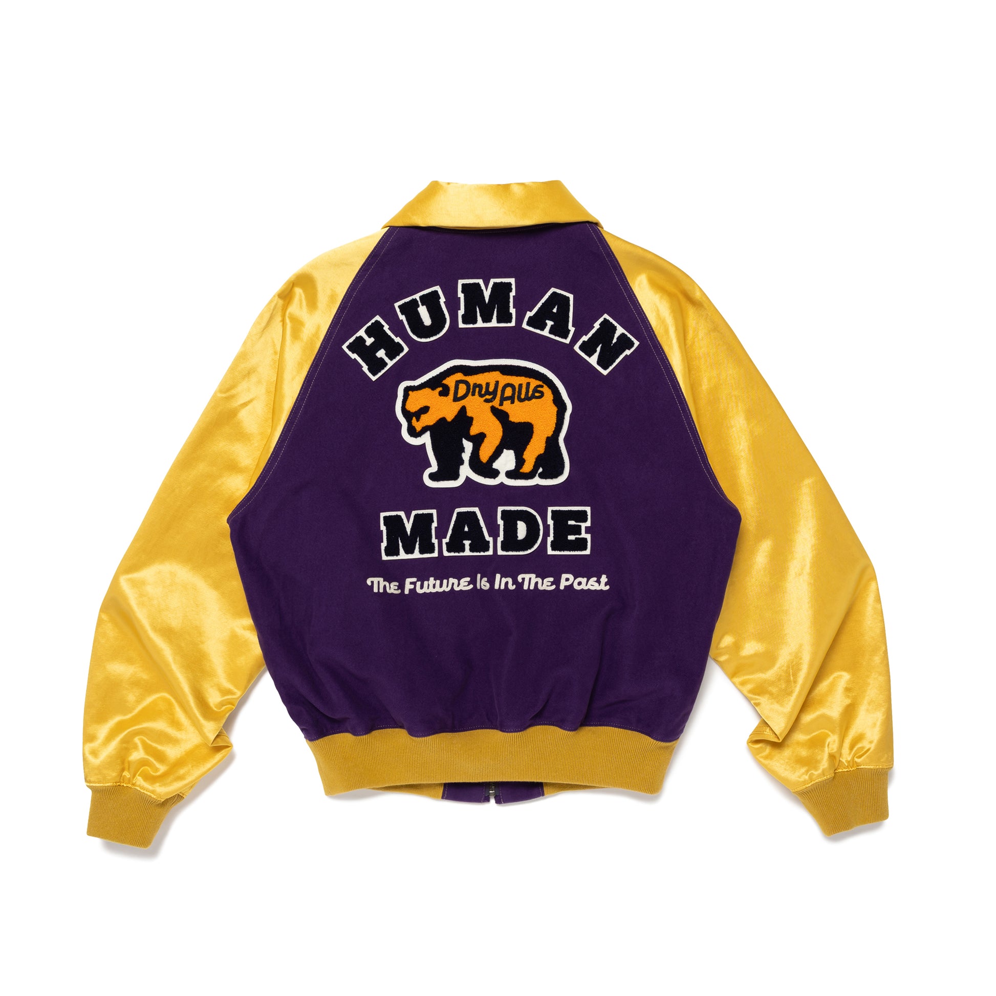 HUMAN MADE SATIN VARSITY JACKET PP-B