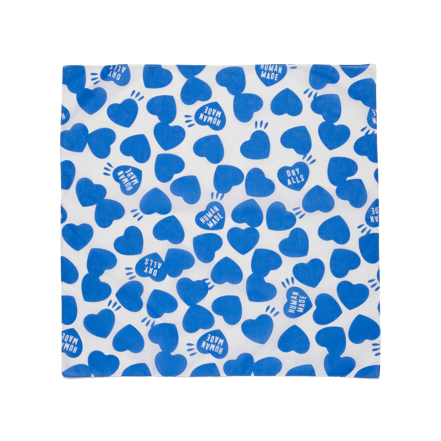 HUMAN MADE HEART BIG BANDANA BL-B