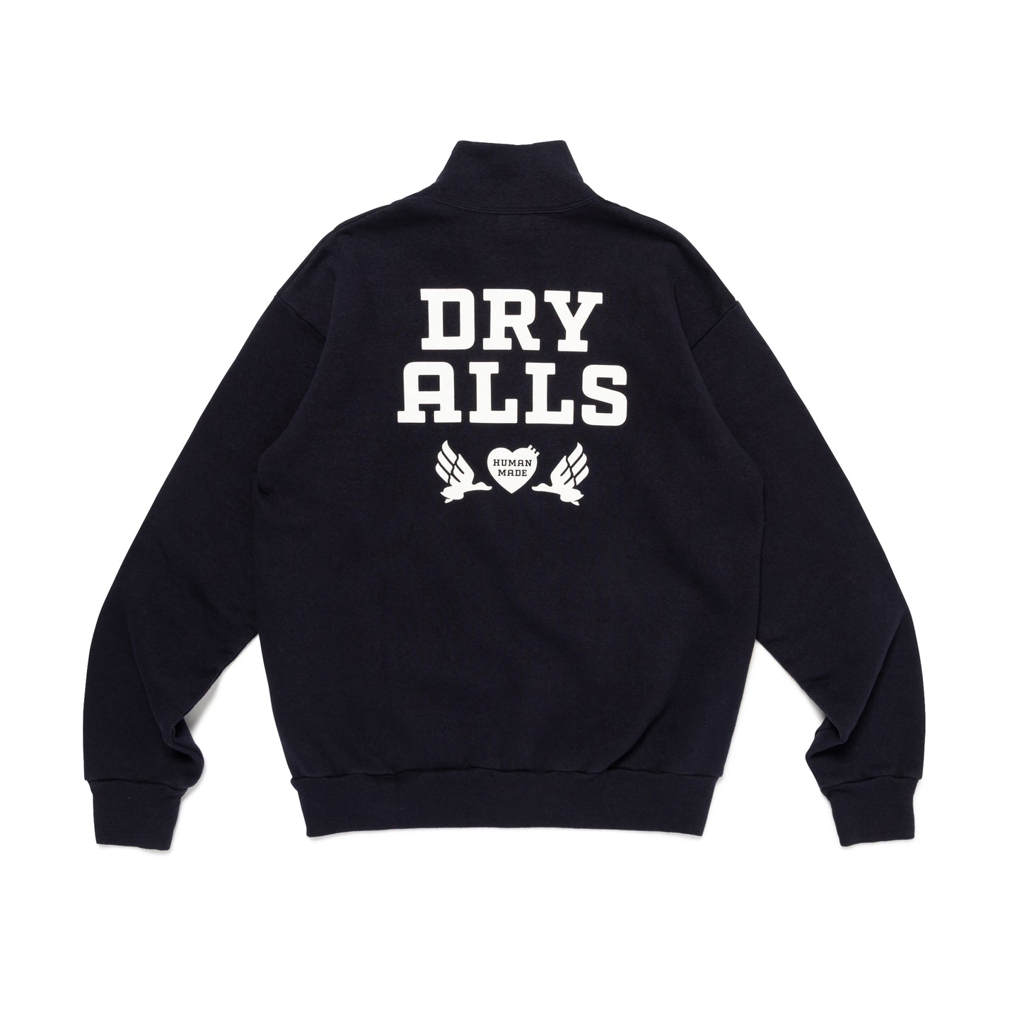 HUMAN MADE HALF-ZIP SWEATSHIRT NY-B