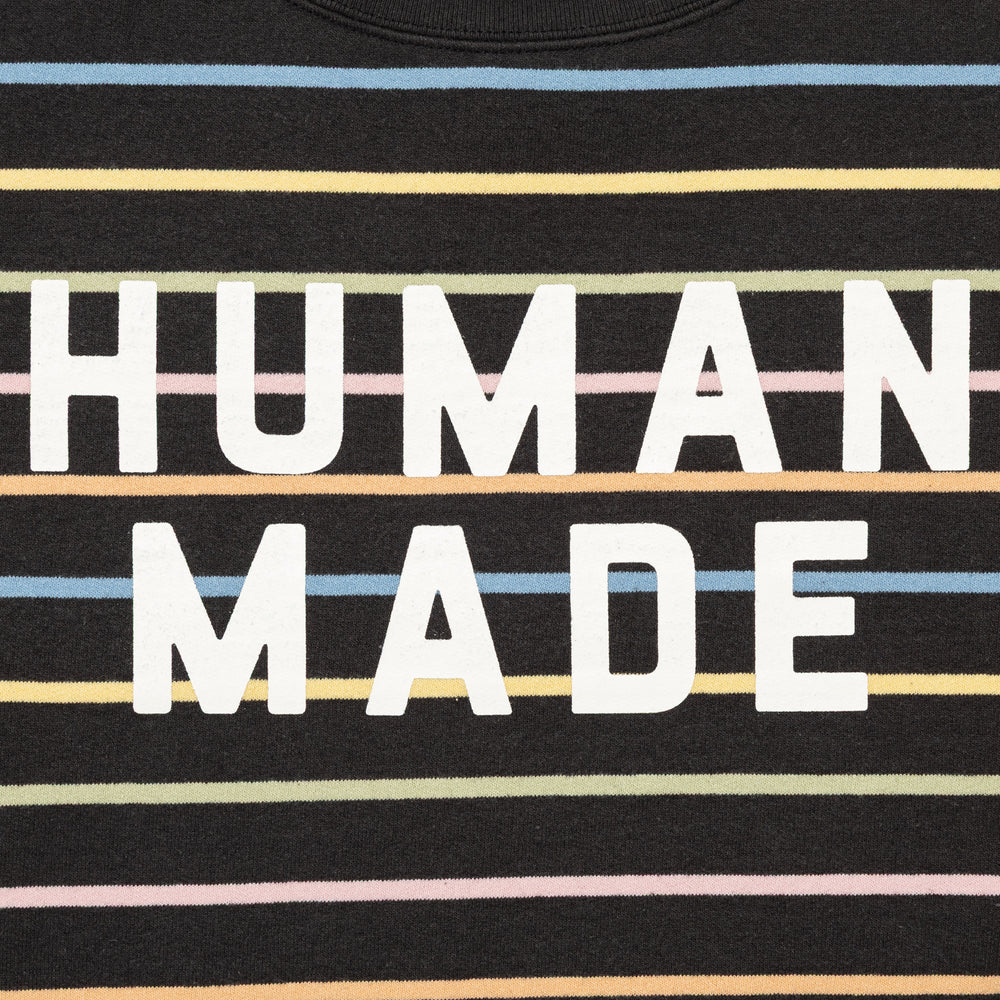 HUMAN MADE MULTI STRIPED SWEATSHIRT BK-C