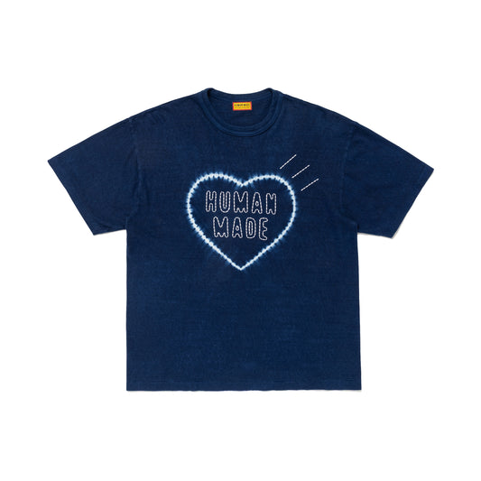 HUMAN MADE INDIGO DYED T-SHIRT IN-A