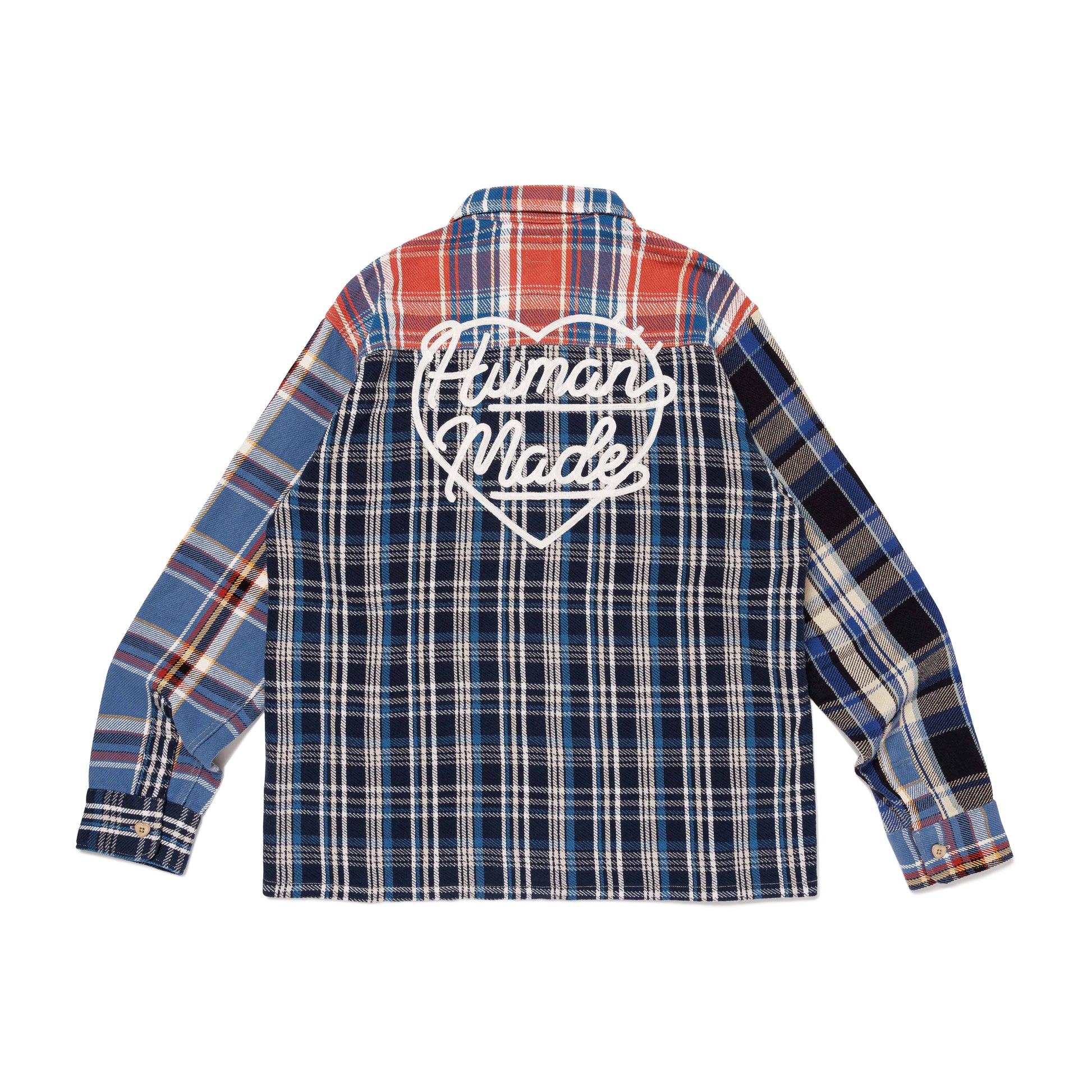 HUMAN MADE CRAZY CHECK L_S SHIRT 1-B