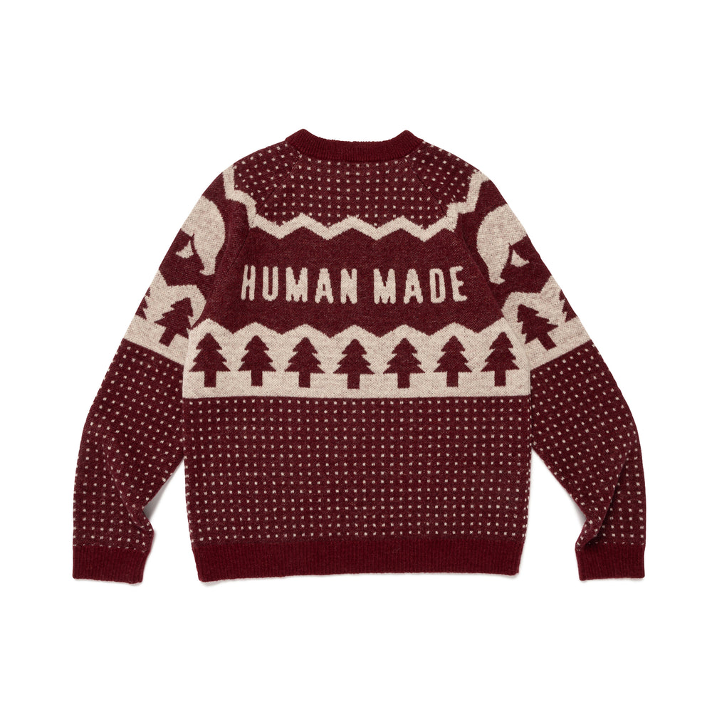 HUMAN MADE POLAR BEAR KNIT SWEATER BD-B