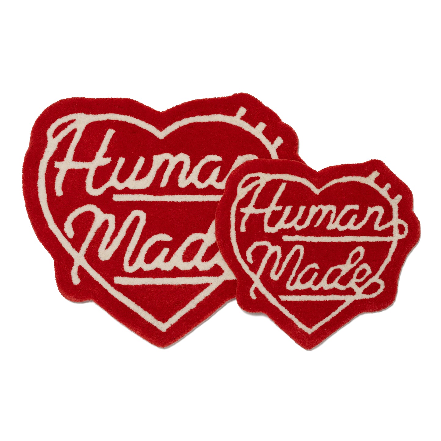 HUMAN MADE HEART RUG MEDIUM 3-D