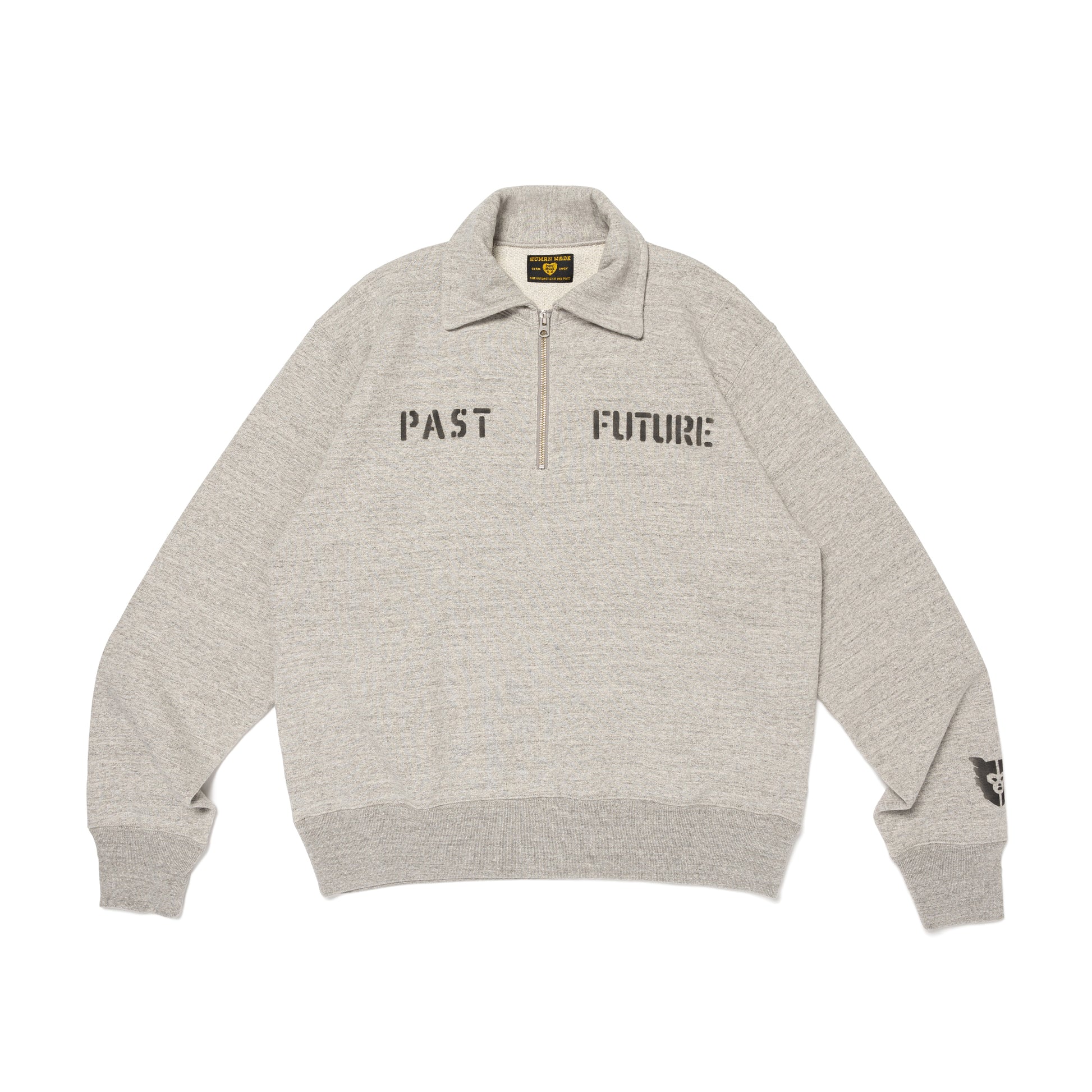 HUMAN MADE HALF-ZIP SWEATSHIRT 1-A