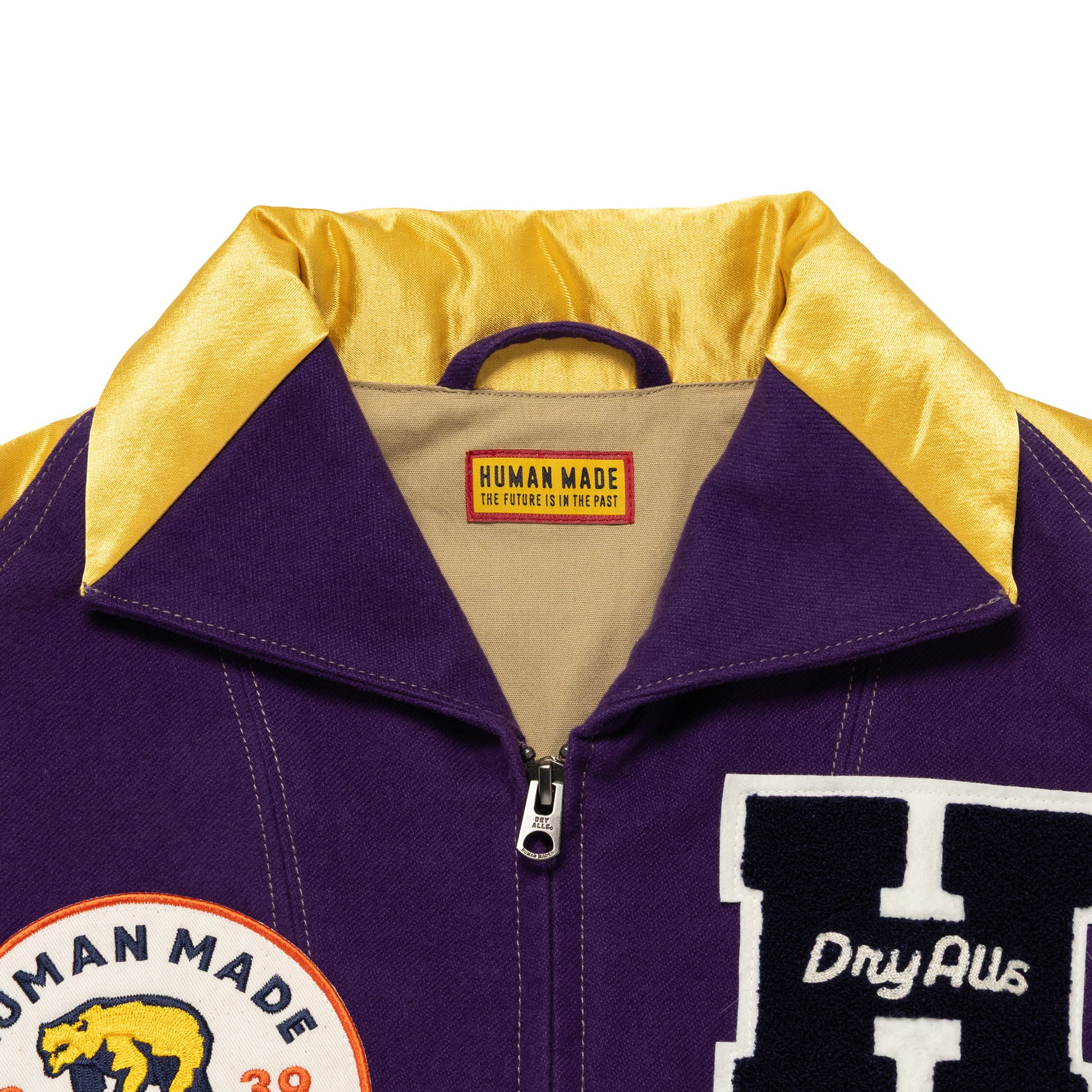 HUMAN MADE SATIN VARSITY JACKET PP-C