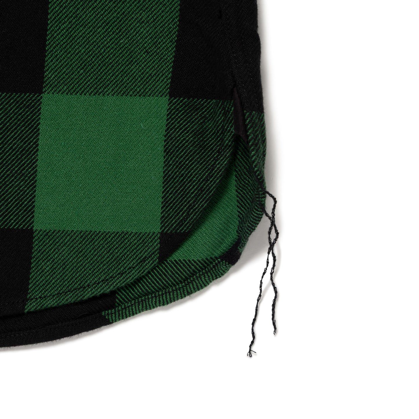 HUMAN MADE HM31-SH-009 CHECK HALF-ZIP SHIRT 2-E