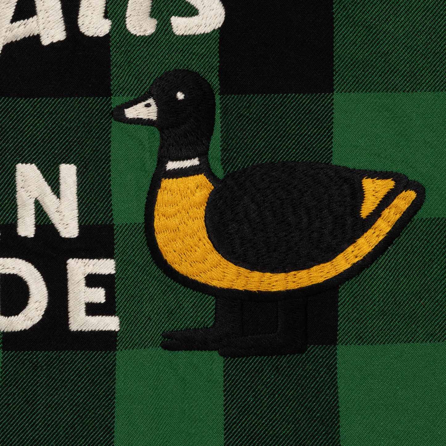 HUMAN MADE HM31-SH-009 CHECK HALF-ZIP SHIRT 2-F