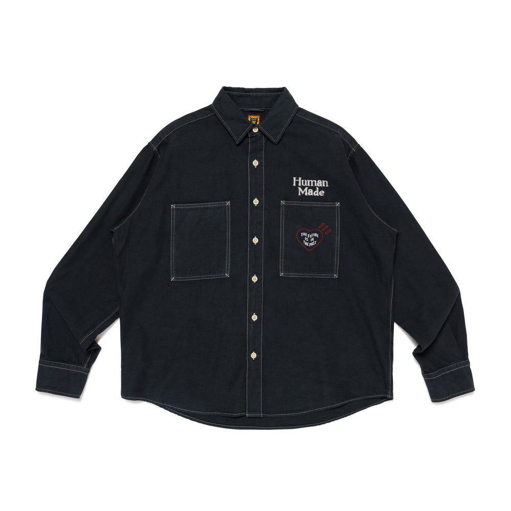 HUMAN MADE STITCH WORK SHIRT BK-A