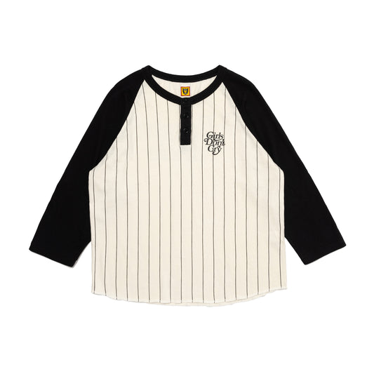 HUMAN MADE GDC BASEBALL 3/4 T-SHIRT BK-A