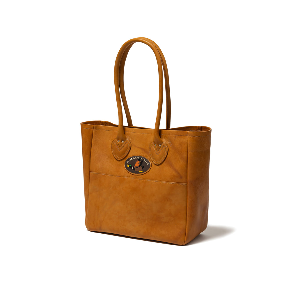 HUMAN MADE LEATHER TOTE BR-B