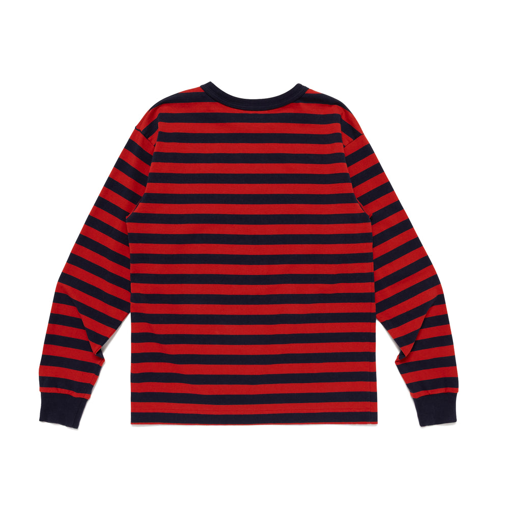 HUMAN MADE  STRIPED L/S T-SHIRT RD-B