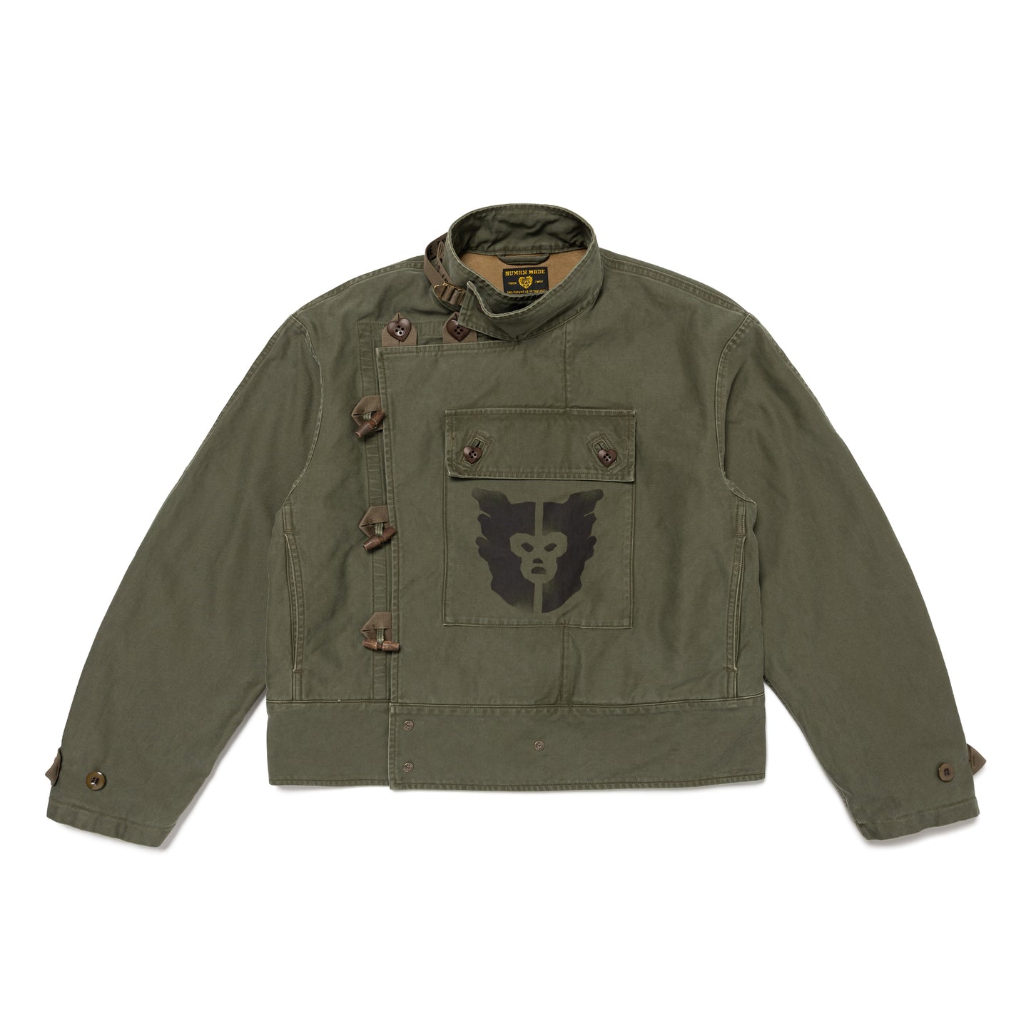 HUMAN MADE MILITARY BIKER JACKET OD-A