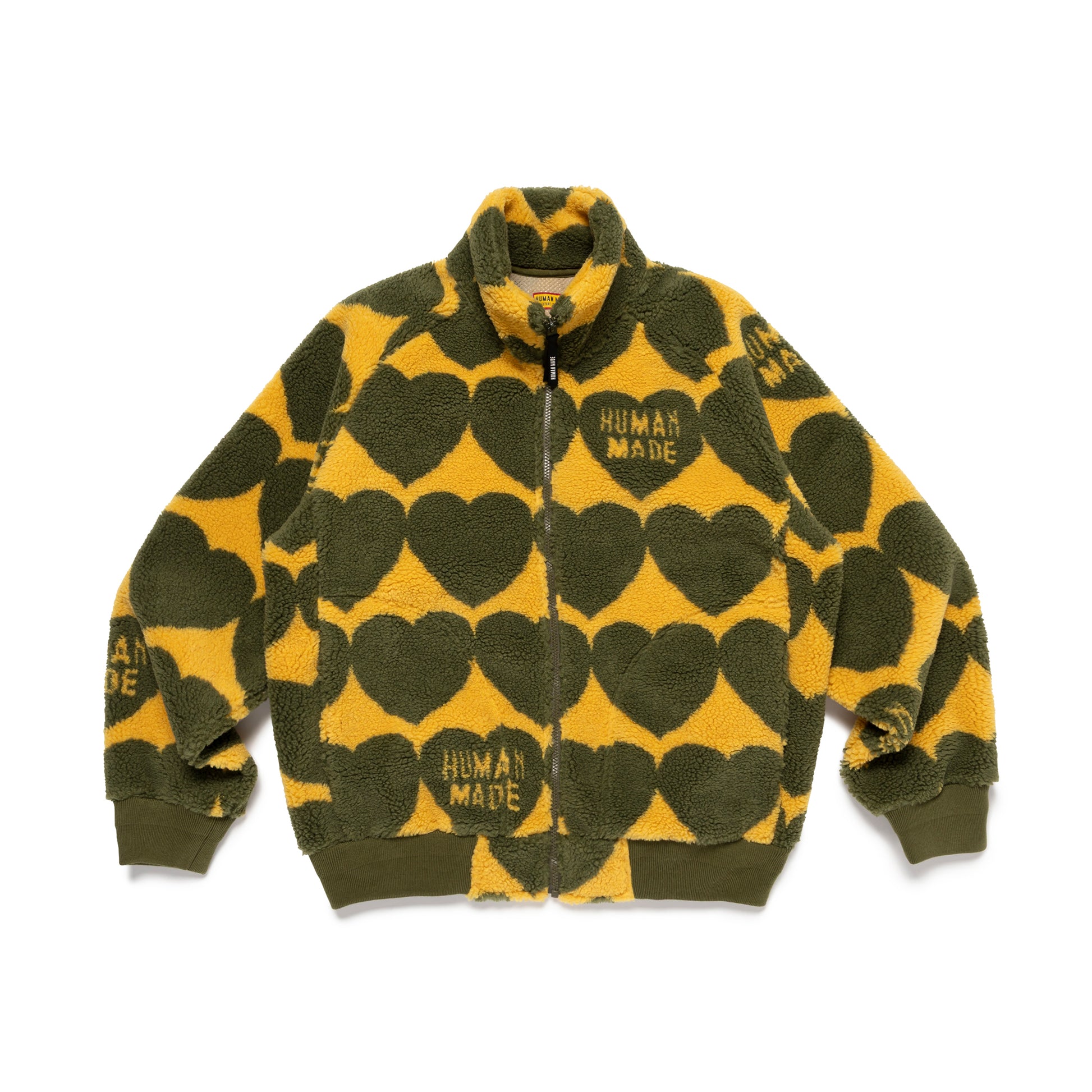 HUMAN MADE HEART FLEECE JACKET OD-A