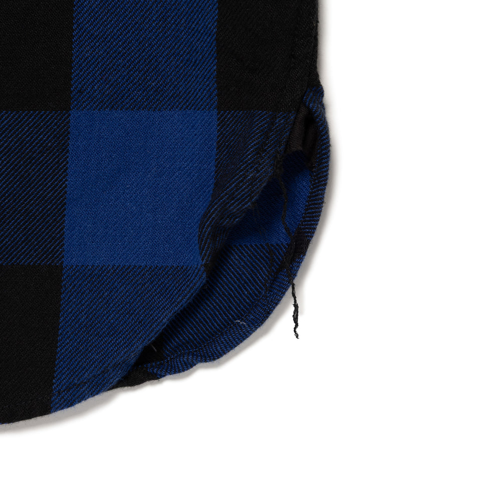 HUMAN MADE HM31-SH-009 CHECK HALF-ZIP SHIRT 1-E