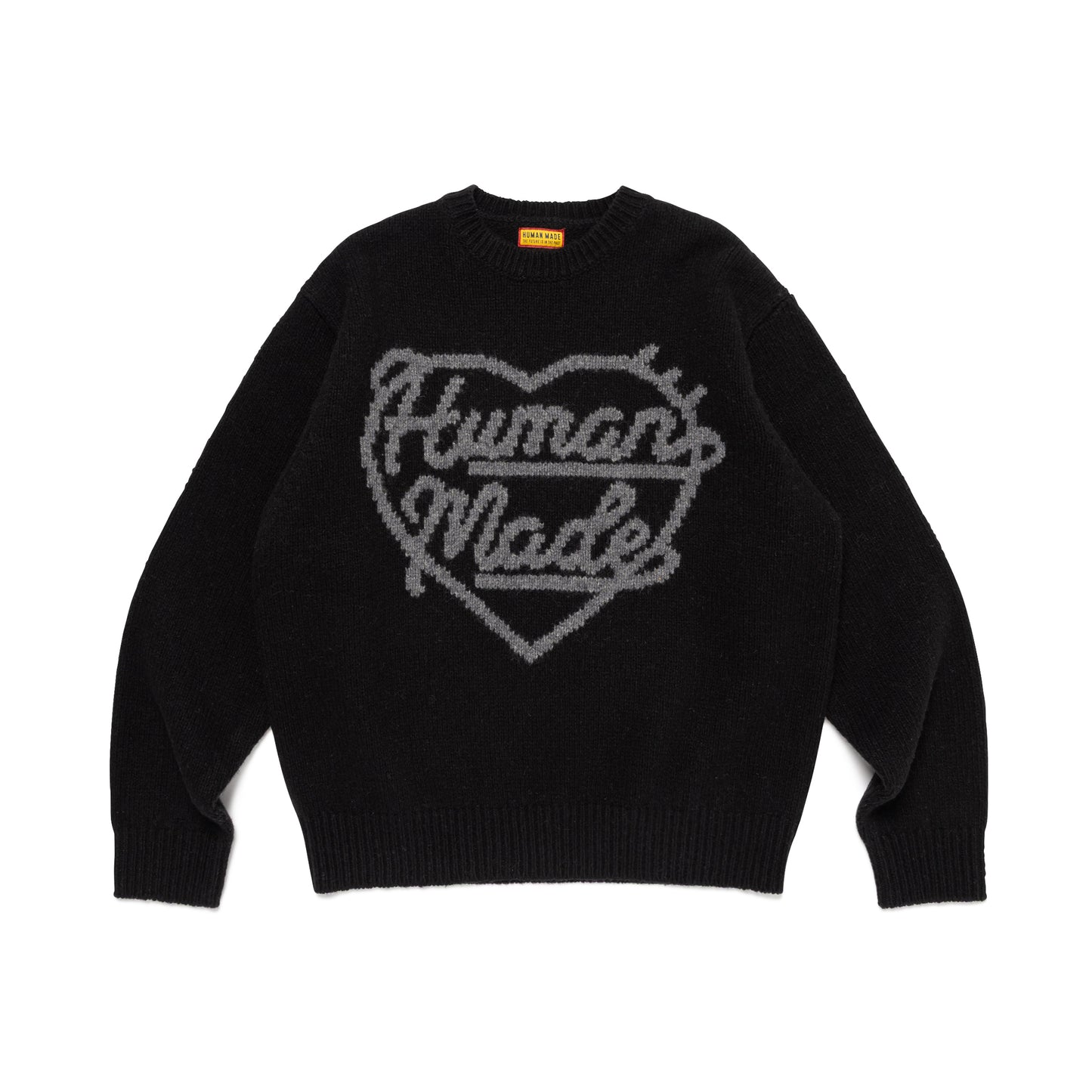 HUMAN MADE HEART KNIT SWEATER BK-A