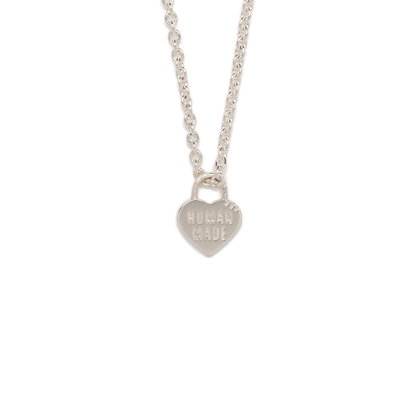 HUMAN MADE HEART SILVER NECKLACE SV-B