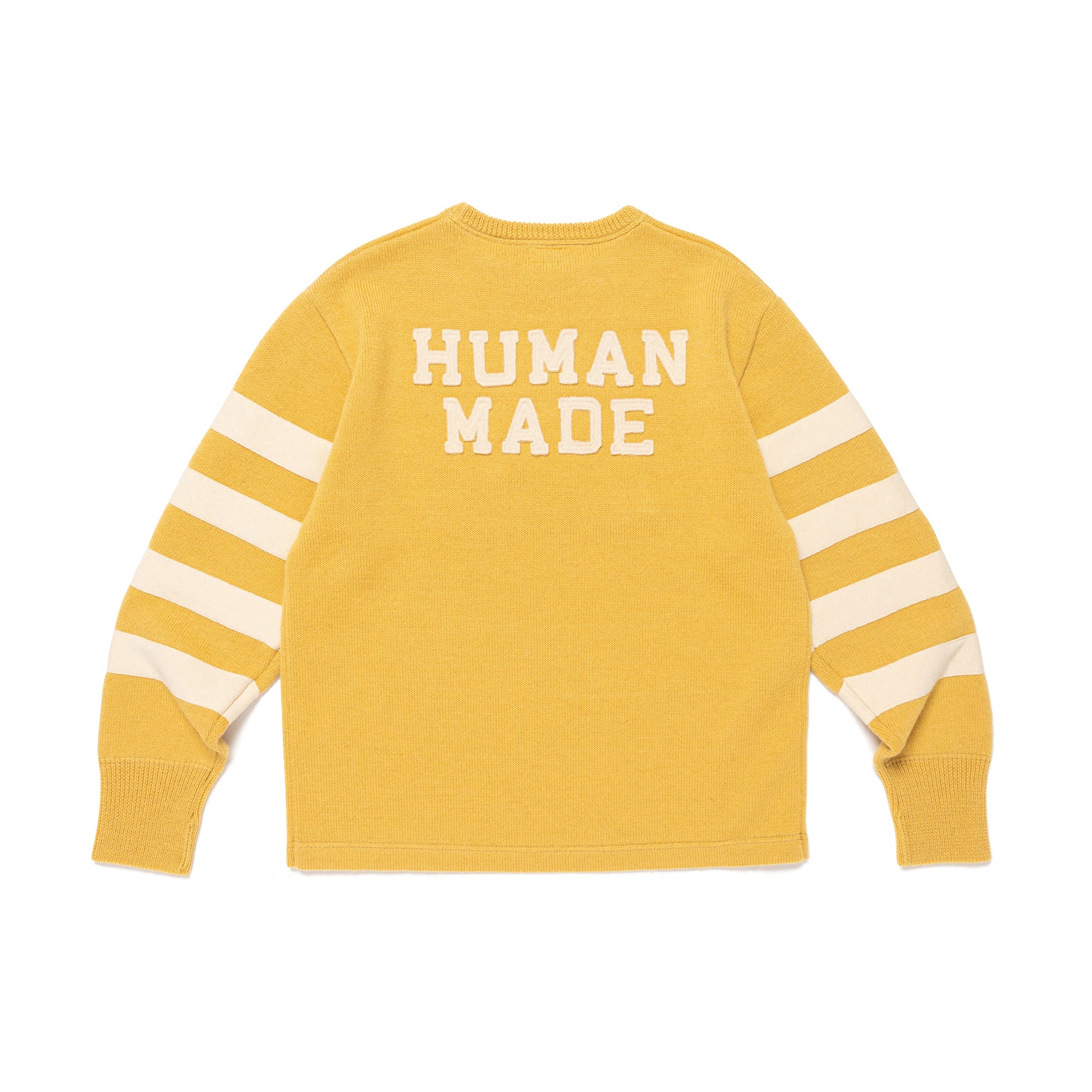 HUMAN MADE SPORTS KNIT SWEATER YE-B